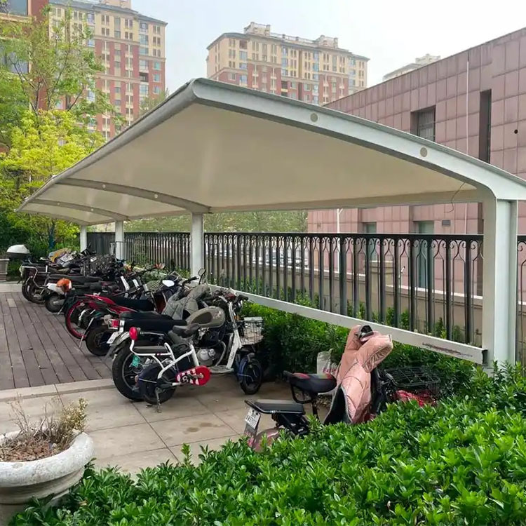 嵩县膜结构电动车棚